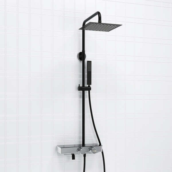 A114.255.218.CB Thermo Душевая система с термостатическим смесителем. Фото 1