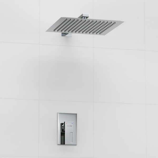 A12119 Встраиваемый комплект для душа с верхней душевой насадкой. Фото 1