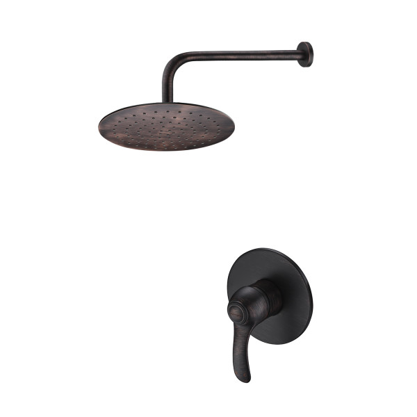 A12314 Встраиваемый комплект для душа с верхней душевой насадкой. Фото 1