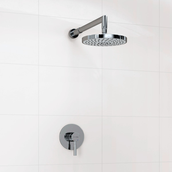 A12429 Встраиваемый комплект для душа с верхней душевой насадкой. Фото 1