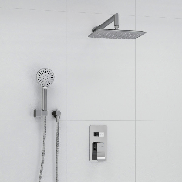 A14131 Встраиваемый комплект для душа с верхней душевой насадкой и лейкой. Фото 1