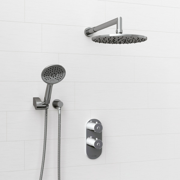 A16030 Thermo Встраиваемый комплект для душа с верхней душевой насадкой и лейкой. Фото 1