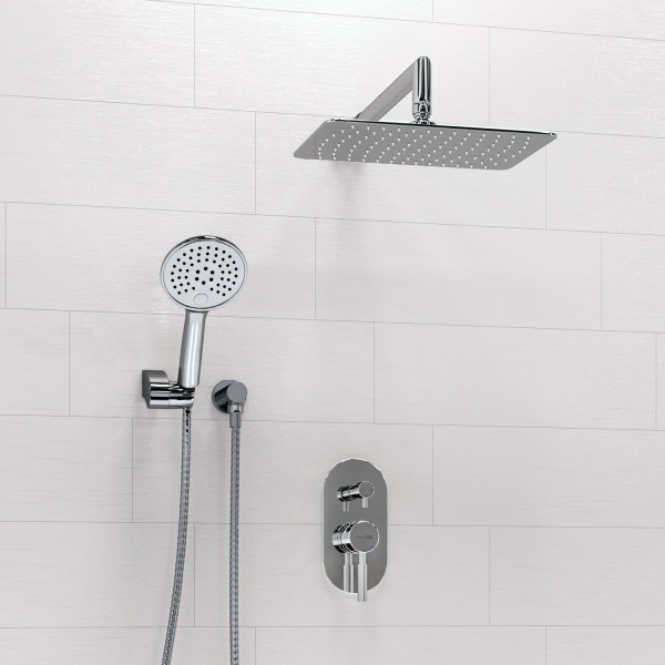 A16169 Встраиваемый комплект для душа с верхней душевой насадкой и лейкой. Фото 1