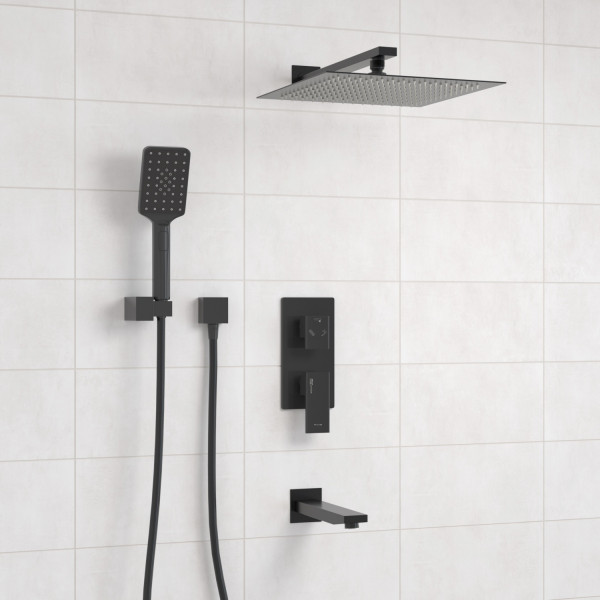 A172071 Встраиваемый комплект для ванны с верхней насадкой, лейкой и изливом. Фото 1