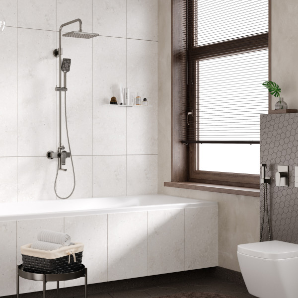 A18401 Душевая система со смесителем. Фото 1