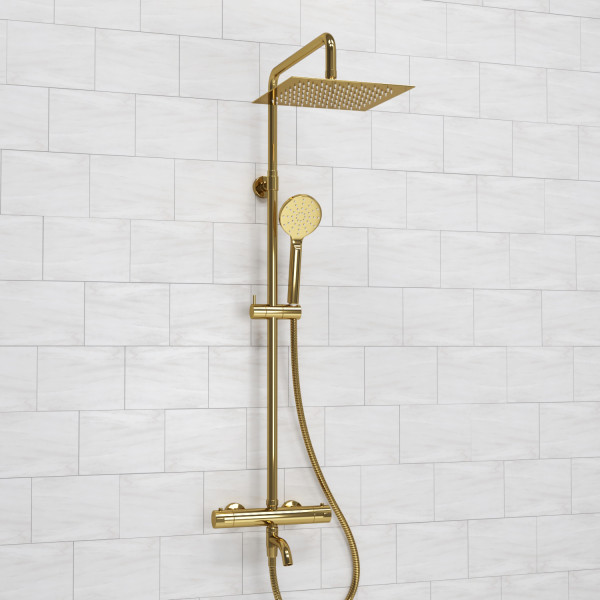 A188.256.207.PG Thermo Душевая система с термостатическим смесителем. Фото 1