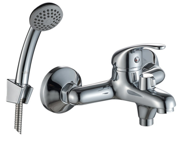 A35-30 Смеситель одноручный (35мм) для ванны с коротким изливом, хром, A35-30. Фото 1