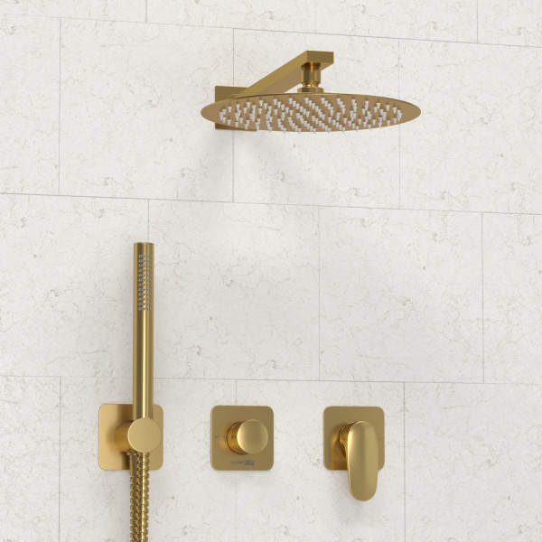 A3651.282.180.259.285.194.286 Встраиваемый комплект для душа с верхней душевой насадкой и лейкой. Фото 1