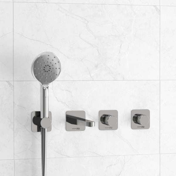 A4651.293.295.271.087.127 Встраиваемый комплект для ванны с лейкой и изливом. Фото 1