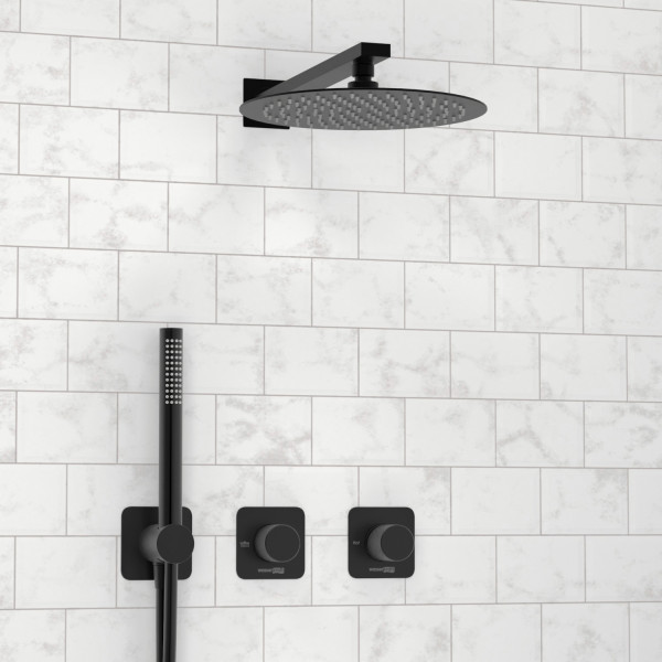 A5251.299.219.258.302.242.217 Встраиваемый комплект для душа с верхней душевой насадкой и лейкой. Фото 1