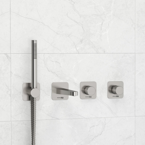 A6451.296.298.275.100.276 Встраиваемый комплект для ванны с лейкой и изливом. Фото 1