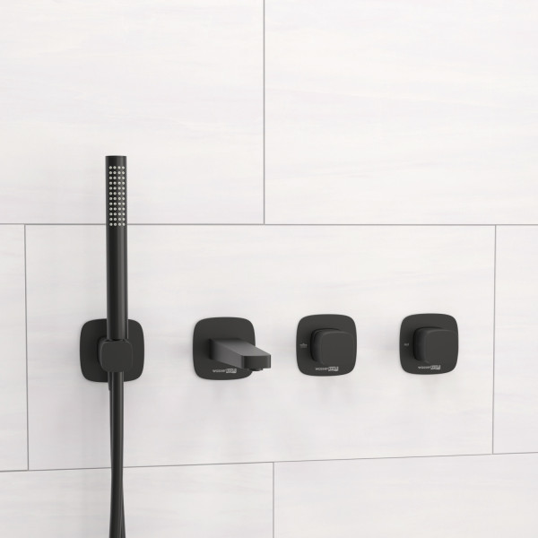 A9151.264.315.327.242.217 Встраиваемый комплект для ванны с лейкой и изливом. Фото 1