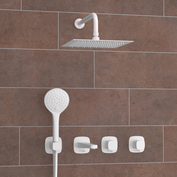 A9551.267.316.146.254.328.156.155 Встраиваемый комплект для ванны с верхней душевой насадкой, лейкой. Фото 1