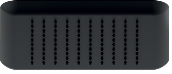 AD139/122BM верхний душ 24 см, матовый черный. Фото 1