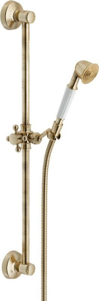 AD140/10BR душевой гарнитур 60 см 1jet, бронза. Фото 1