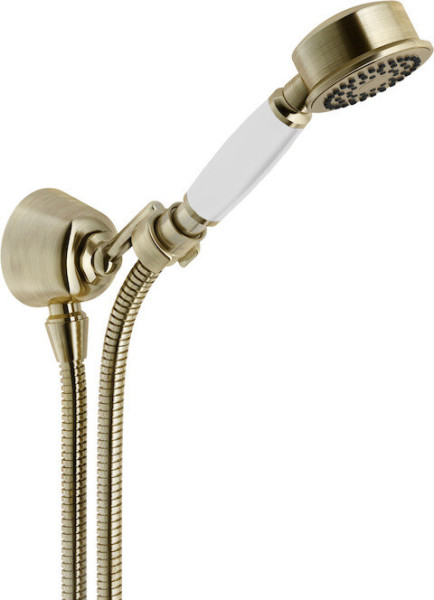 AD143/7BR душевой набор с шланговым подсоединением, бронза. Фото 1