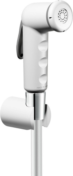 AD146/52BB гигиенический ручной душ с держателем и шлангом, хром/белый. Фото 1