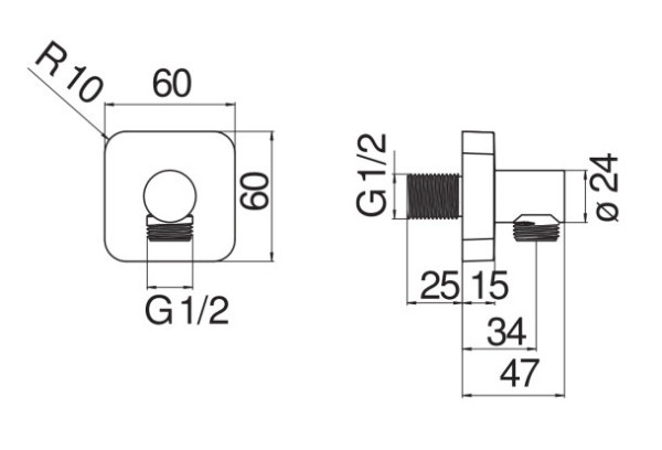 AD150/14CR шланговое подсоединение. Фото 2