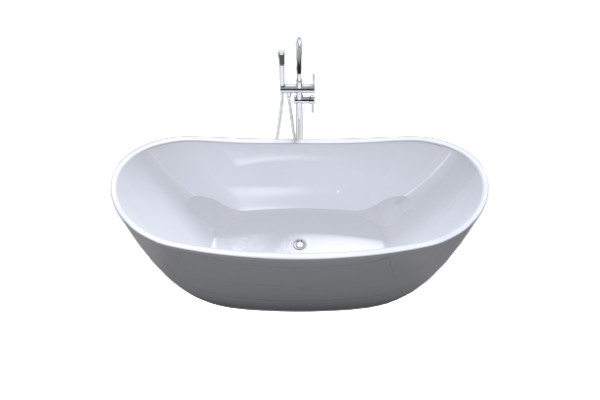 Акриловая ванна ARTMAX AM-502-1800-780 отдельно стоящая со сливом-переливом ,сифон в комплекте. Фото 1