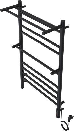 Альфа П10 500х900 электрический (quick touch) Полотенцесушитель Aquatek (черный муар). Фото 1