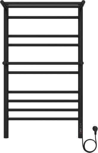 Альфа П10 500х900 электрический (quick touch) Полотенцесушитель Aquatek (черный муар). Фото 4