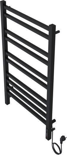 Альтаир П10 500х900 электрический (quick touch) Полотенцесушитель Aquatek (черный муар). Фото 3