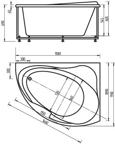 Альтаир прав.пустая с фр.экр. (вклеенный каркас). Фото 3
