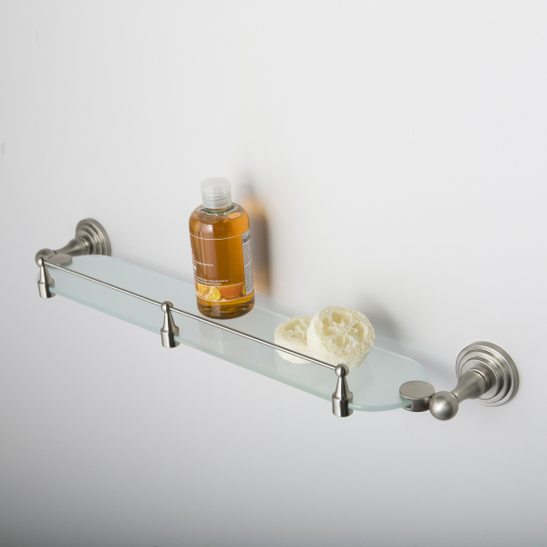 Ammer K-7044 (ранее К-7024) Полка стеклянная с бортиком. Фото 3