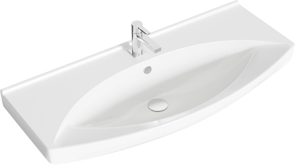 AQ 4620008197340 Kirovit Раковина Стиль 1050 1065х493х215 мм, с отв. под смес., с отв. пер. Фото 1