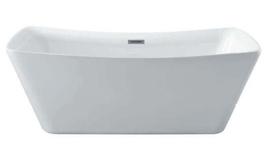 AQ-4777 ВЕРСА Ванна акриловая, отдельностоящая, 1700*780*630. В комплекте со сливом и ножками. Цвет белый глянцевый.. Фото 2