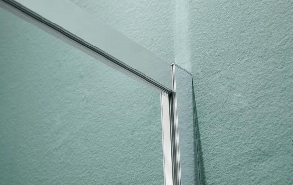 AQ ARI KV 08020CH Душевой уголок квадратный, двери раздвижные 800x800x2000 профиль хром, стекло прозрачное (AQ NAA 1142-80). Фото 4