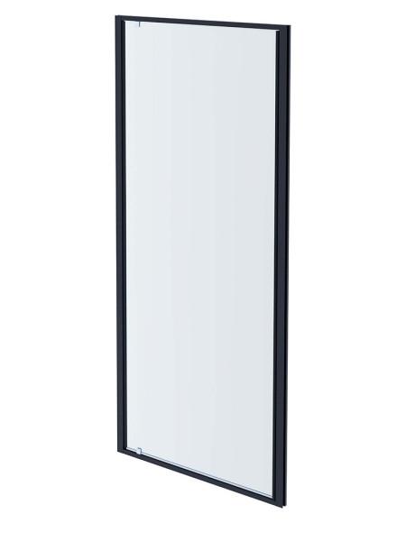 AQ ARI PI 09020GM Душевая дверь, распашная 900x2000 профиль оружейная сталь, стекло прозрачное. Фото 1