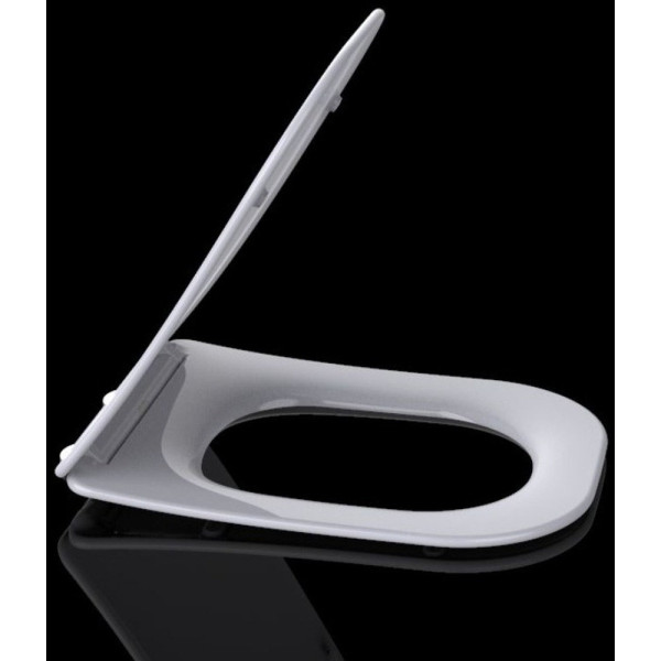 AQ0202-00 крышка-сиденье для унитаза AQ2002, белая. Фото 2