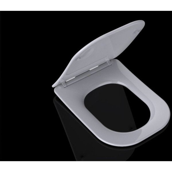 AQ0202-00 крышка-сиденье для унитаза AQ2002, белая. Фото 3