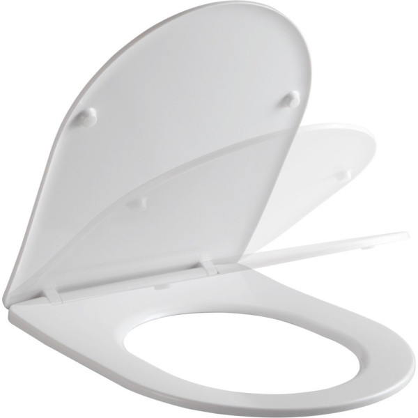 AQ0204-00 крышка-сиденье для унитаза AQ2004, AQ2004T, белая. Фото 1