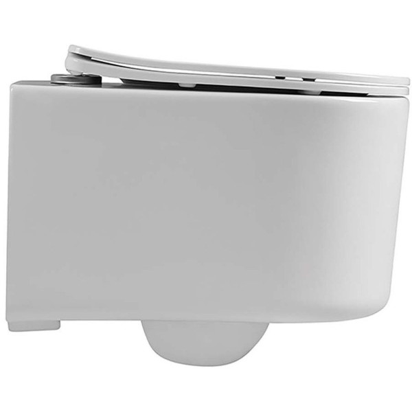 AQ0204-00 крышка-сиденье для унитаза AQ2004, AQ2004T, белая. Фото 5