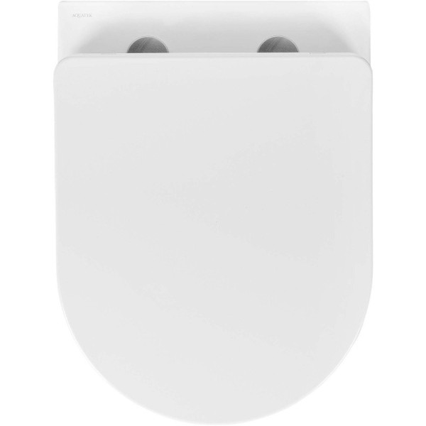 AQ0204-00 крышка-сиденье для унитаза AQ2004, AQ2004T, белая. Фото 7