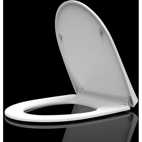 AQ0209-00 крышка-сиденье для унитаза AQ2009, белая. Фото 2