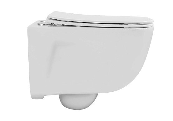 AQ0212-00 крышка-сиденье для унитаза AQ2012, белая. Фото 2