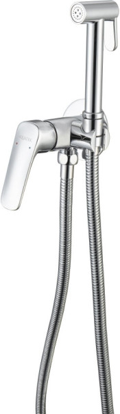 AQ1019CR ВЕГА комплект для гигиенического душа встроенный (смеситель + гигиеническая лейка + шланг). Фото 1