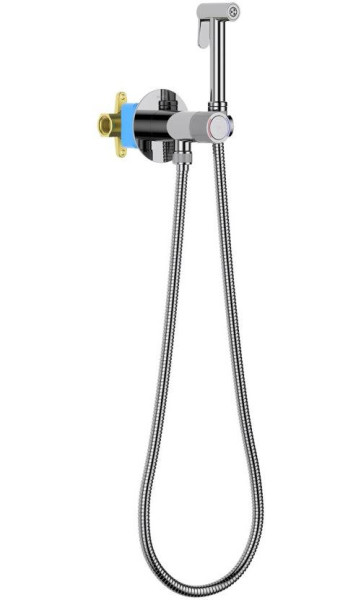 AQ1023CR БЕТТА комплект для гигиенического душа Select встроенный (смеситель + гигиеническая лейка + шланг). Фото 1