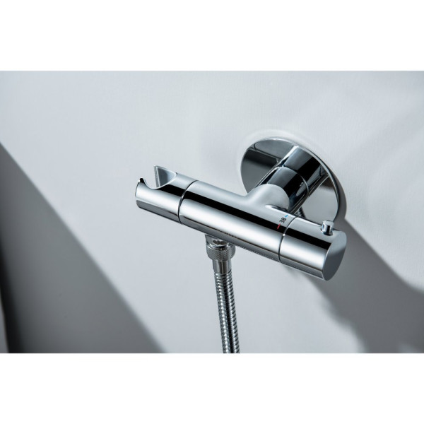 AQ1027CR ОБЕРОН комплект для гигиенического душа термостатический встроенный (смеситель + гигиеническая лейка + шланг). Фото 7
