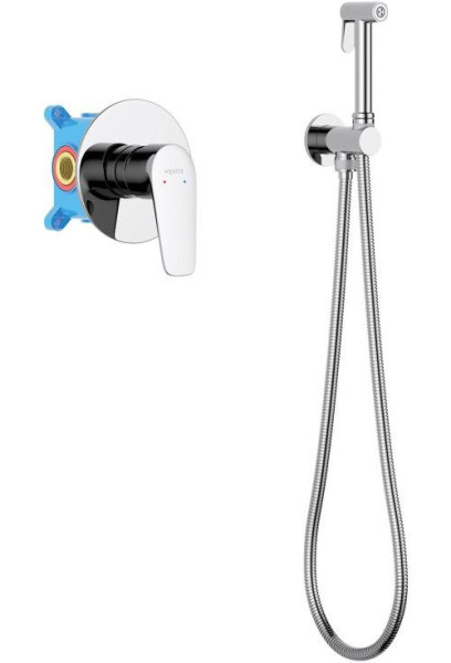 AQ1119CR БЕТТА набор с гигиеническим душем (смеситель + гигиеническая лейка + шланг + шланговое подсоединение с держателем). Фото 1