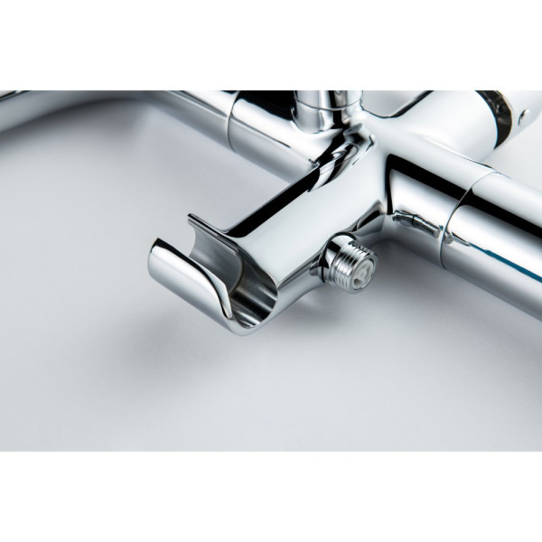 AQ1145CR БЕТТА смеситель для ванны напольный (внешняя и скрытая часть). Фото 7