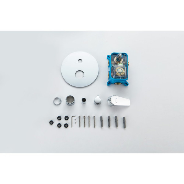 AQ1146CR БЕТТА смеситель для ванны 2 режима (внешняя и скрытая часть). Фото 3