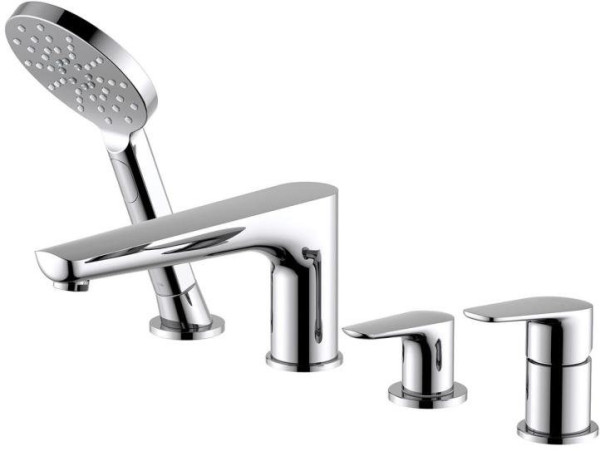 AQ1148CR БЕТТА смеситель на борт ванны на 4 отв.. Фото 1
