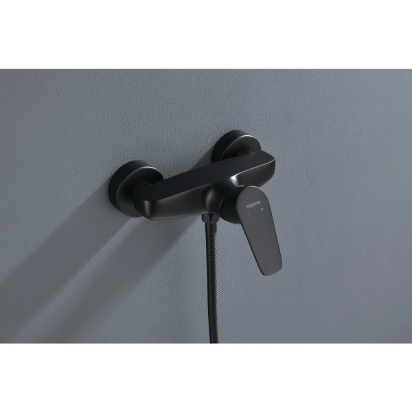 AQ1160MB БЕТТА смеситель для душа, матовый черный. Фото 4