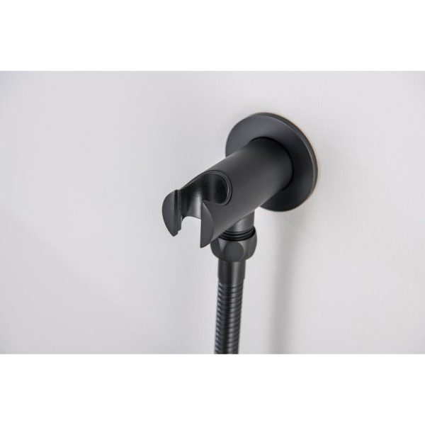AQ1173MB БЕТТА Set 4 в 1 душевой комплект 3 режима, матовый черный. Фото 11