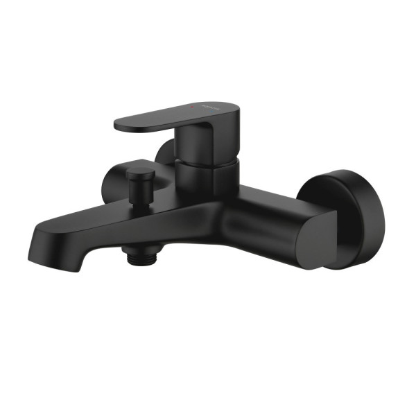 AQ1240MB ОБЕРОН смеситель для ванны, матовый черный. Фото 2