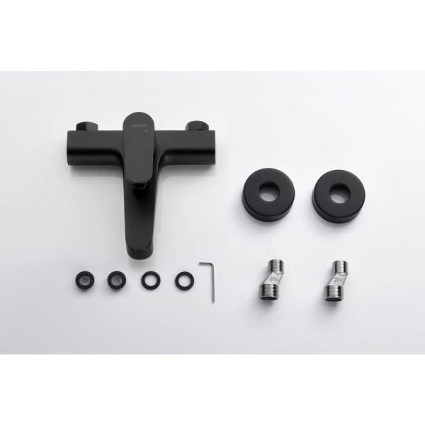 AQ1240MB ОБЕРОН смеситель для ванны, матовый черный. Фото 3